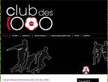 Tablet Screenshot of clubdes1000.ch